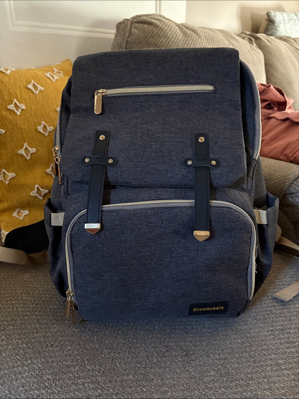 Backpack with Front Pocket or diaper bag